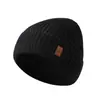 Gorro de Punto Cálido de Invierno Engrosado con Forro de Felpa para Hombre, Cubrecabeza para Ciclismo al Aire Libre, Gorro de Protección contra el Frío para Orejas