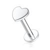 G23 Titanio Labio Uña Pendiente Luna Estrella Amor Rayo Cruz Aleación de Titanio Joyería para Perforación Uña de Oreja Uña Uña