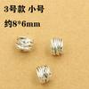 Acessórios de Contas de Prata Tibetana DIY Acessórios para Pulseira de Cristal Material Cordão Prata Tailandesa Espaçador de Joias Espaçador Retrô