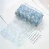 Tiras de Tecido de Organza Flor Margarida 14CM Tecido DIY para Scrunchies para Fazer Scrunchies Grandes de Cabelo e Laços
