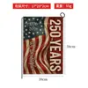 Bandera Conmemorativa del 250º Aniversario de Estados Unidos 2026 Bandera Personalizada para Decoración de Jardín del Día de la Independencia Bandera para Jardín Exterior Arreglo Festivo