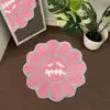 Alfombra Transfronteriza para Dormitorio, Patrón Pequeño de Flor de Margarita, Alfombrilla Gruesa de Cachemira Sintética para Mesita de Noche, Alfombra de Terciopelo Absorbente de Agua para Baño del Hogar