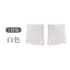 Calcetines finos de cinco dedos de fábrica, calcetines transpirables de algodón peinado para dedos, calcetines de cinco dedos para mujer absorbentes de sudor y antiolor al por mayor