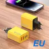 Cargador dual PD dual USB de 120W para Apple 15 teléfono móvil Huawei doble tipo C cabeza de carga rápida inteligente