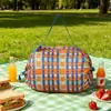 Bolsa de Compras Dobrável Verde Japonesa Viagem Ombro Portátil Espessada Bolsa de Compras de Vegetais Supermercado Bolsa Verde Bolsa de Transporte 210D