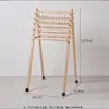 Estante de Carretes de Madera, Hilo de Coser Plegable, Hilo de Cera, Estante de Almacenamiento de Carretes de Hilo, Estante de Carretes de Hilo de Madera Transfronterizo, Estante para Pelucas