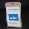 Venta al por mayor directa de fábrica Dezhi Dezh Marca Oro Plata Metal Personal Pase Tarjeta de Acceso