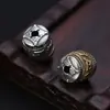 Al por mayor s925 plata de ley mantra de seis caracteres Passepartout adornos para hombre y mujer plata tailandesa incrustada cobre Pestillo de diamante colgante giratorio