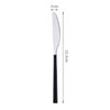 Vajilla Occidental de Acero Inoxidable 430 Transfronteriza, Juego de Cuchillo, Tenedor y Cuchara para Steak de Gama Alta con Mango de Clip de Imitación de Madera, Cuchara y Tenedor de Postre