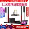 Sistema de audio de cine en casa Qisheng 5.1, adecuado para sala de estar, altavoz envolvente inalámbrico, amplificador, columna de subwoofer