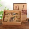 Taza de Té de Vidrio Juego de Té Caja de Regalo Fabricante Venta al por Mayor Vidrio de Mar para Té de Alto Borosilicato Taza de Feria Divisor de Té para el Hogar Cerámica