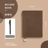 A5 Cuaderno de Piel Suave con Correa Retro Libro para Reuniones de Oficina Bloc de Notas de Piel de Oveja Personalizable con Logo de Negocio