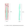 Recortador de cejas con cuchilla de acero inoxidable Izhilian, cuchillo para cejas, raspador de cejas, cuchilla de acero inoxidable