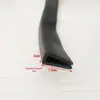 Tira de Vedação de Borracha em Forma de U Borda Decorativa Chapa de Aço Inoxidável Proteção de Borda de Vidro Tira de Vedação Anti-Risco Fabricante Atacado