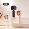 Novo Ventilador de Mão para Comércio Exterior Recarregável por USB Mini Ventilador de Desenho Animado Ventilador Elétrico Mini Portátil com Três Velocidades Presente para Estudante