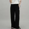 Pantalones de Verano Delgados de Tencel Bingshuang para Mujer, de Cintura Alta, con Caída, Holgados, Rectos, Casuales, para Casa, de Pierna Ancha, Pantalones