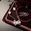 Lágrimas de Sirena Lazo Gema Perla Collar Tahití Profundidad Marina Cuenta Lazo Circonita Pulsera traje