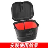 Bicicleta eléctrica antirrobo cesta de plástico para coche forro de doble capa PU impermeable a prueba de golpes forro de cesta de coche plegable