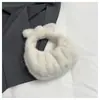 Otoño Invierno 2026 Nuevo Estilo Coreano de Moda Bolso Peludo para Mujer Bolso de Mano Casual de Moda Elegante Bolso de Mano Simple Transfronterizo