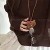 Clípe de Gatinho Fofo para Óculos Colar Cordão Feminino 2025 Novo Acessórios de Corrente para Suéter Portátil de Viagem