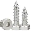 Tornillo Autorroscante Hexagonal de Cabeza Cilíndrica Cabeza Delgada de Acero Inoxidable 201 Tornillo Autorroscante de Cabeza Cúpula Cabeza Corta M2/M3/M4/M5