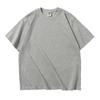 Ag280G Markqin Peso Pesado Ami Cáqui Camiseta Juvenil Manga Curta Masculina Algodão Puro Decote Pequeno Ombro Caído Estampa Espessada