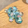Tortuga adorno de escritorio grande para cortar fruta personalizada, juguete rompecabezas líquido con aceite, lindo y alivia el estrés