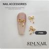 Arte de Uñas Japonés Tamaño Grande Pequeño Lazo Cinta Corbata Joyería Estilo Ins Color Aleación Uñas Accesorios DIY Lote