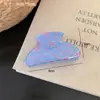 Presilha de Cabelo Floral Estilo Coreano para Meninas Versátil Meio Preso Grampo de Cabelo Parte de Trás da Cabeça Prendedor Tubarão Acessório de Cabelo