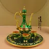 Artesanías de Lata de Colores de Característica Étnica de Xinjiang Adornos Pequeños Utensilios para Vino Regalos de Botella de Vino de Metal Regalos Conmemorativos