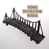 Nuevos Adornos para Paisajismo de Acuarios, Decoración de Rocas Artificiales, Puente Colgante Creativo, Puente de Madera, Accesorios para Micro Paisajes, Miniaturas de Fábrica