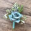 Tela Coreana Ramo Novio y Novia Rosa Capullo Pequeño Flor de Seda Preboda Bolsa OPP