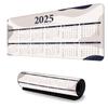 Novo calendário de cobra 2025 ano mouse pad grande antiderrapante borracha almofada de mesa de escritório de publicidade uma geração de cabelo