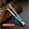 Pinza para barbacoa de estilo coreano, pinza para barbacoa de acero inoxidable, pinza para carne, pinza para barbacoa de buffet, pinza extendida para alimentos de cocina comercial