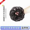 Cabelo Real Faixa de Cabelo Peruca Coque Feminino Penteado Preso Estilo Antigo Peruca Saco Anel de Peruca Cabelo Humano Cheio Coque Elástico Fofo