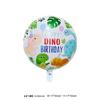 Nuevo globo de dinosaurio versión Q lindo decoración de fiesta temática de dinosaurio Corona cumpleaños infantil caricatura globo de aluminio