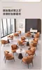 Mesas y Sillas para Reuniones Casuales, Oficina de Ventas Pizarra Ocio Recepción Oficina Sofá Mesa de Café Juego, Salón de Belleza Mesa Redonda Pequeña