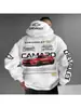 Moletom Esportivo Oversize Mustang Gt com Capuz Branco-GG