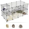 Villa de Conejo Mascota Pieza Mágica Valla Jaula de Gato Valla de Pieza Única Empalme Jaula Interior Venta al por Mayor Combinación Libre Cobaya