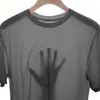 Camiseta Masculina de Seda Gelada de Verão para Comércio Exterior, Fina, Respirável, Secagem Rápida, Top Esportivo de Manga Curta com Malha Oca, Camiseta de Base para Homens