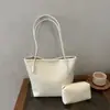 Bolsa tejida, estilo coreano de otoño, colección 2026, bolsa de mano versátil para uso diario, adecuada para ir al trabajo, con un compartimento principal y secundario, correa para el hombro y asa