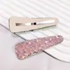 Estilo Coreano Celebridade da Internet Feminino Clipe Lateral Totalmente de Cristal Strass Clipe BB Clipe de Cabelo Brilhante Grampo de Cabelo de Luxo Leve Clipe para Franja Clipe de Cabelo Sem Marcas Acessórios de Cabelo