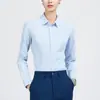 Camisa Blanca para Mujer Manga Larga Ropa de Trabajo para Negocios Ropa de Trabajo Formal Algodón Listo para Usar Sin Planchar Transpirable Antiarrugas Camisa de Mujer Ol