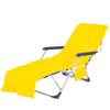 Punto de fábrica especial transfronterizo microfibra terciopelo doble cara funda para silla de playa toalla reclinable toalla de playa absorbente de secado rápido