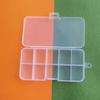 Caja de Almacenamiento de Escritorio de Plástico Compartimentada 10 15 24 Rejillas Transparente Botón Accesorios de Pesca Joyería Cosméticos Caja de Embalaje