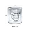 Directo de fábrica Botella de vino de calavera Botella de vino de vodka de calavera Moda Creativa Botella de vidrio Tapa de cristal creativa Botella de vino