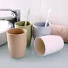 Simples Moda Família Gargle Copo Copo Simples Escova de Plástico Copo Casal Escova de Dentes
