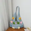 Bolsa de Crochet Nueva Primavera Transfronteriza 2026 para Mujer, Bolso de Playa, Diseño de Nicho, Bolso de Hombro Estilo Perezoso