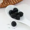 Pastel de Fruta Mini Morera Simulado Accesorios Juguete de Comida Frambuesa Arándano Accesorios DIY Paquete de Material de Bola Hecho a Mano Pellizcar