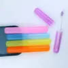Estojo Portátil para Escova de Dentes de Viagem Conjunto, Tampa Protetora para Cabeça de Escova de Dentes, Caixa de Armazenamento de Escova de Dentes à Prova de Poeira, Caixa de Armazenamento de Escova de Dentes